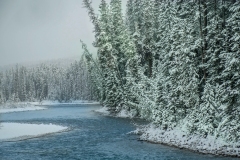 Winter-River-near-Banff-AB